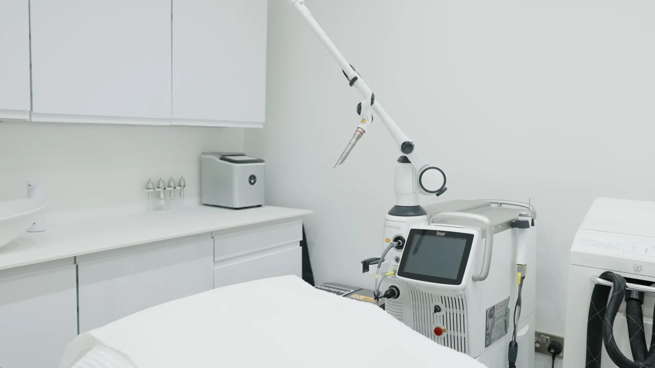 Clinic interior filmed at Dr Tanja Phillips Clinic