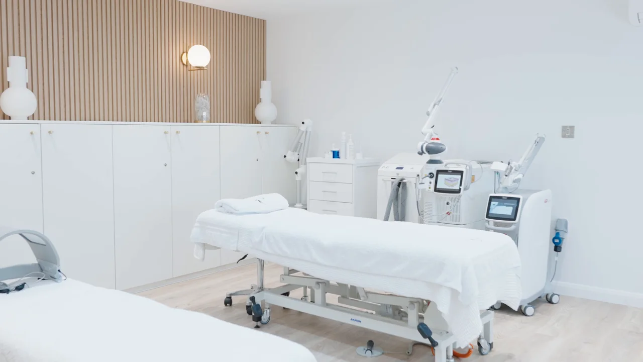 Treatment room inside Dr Tanja Phillips Clinic